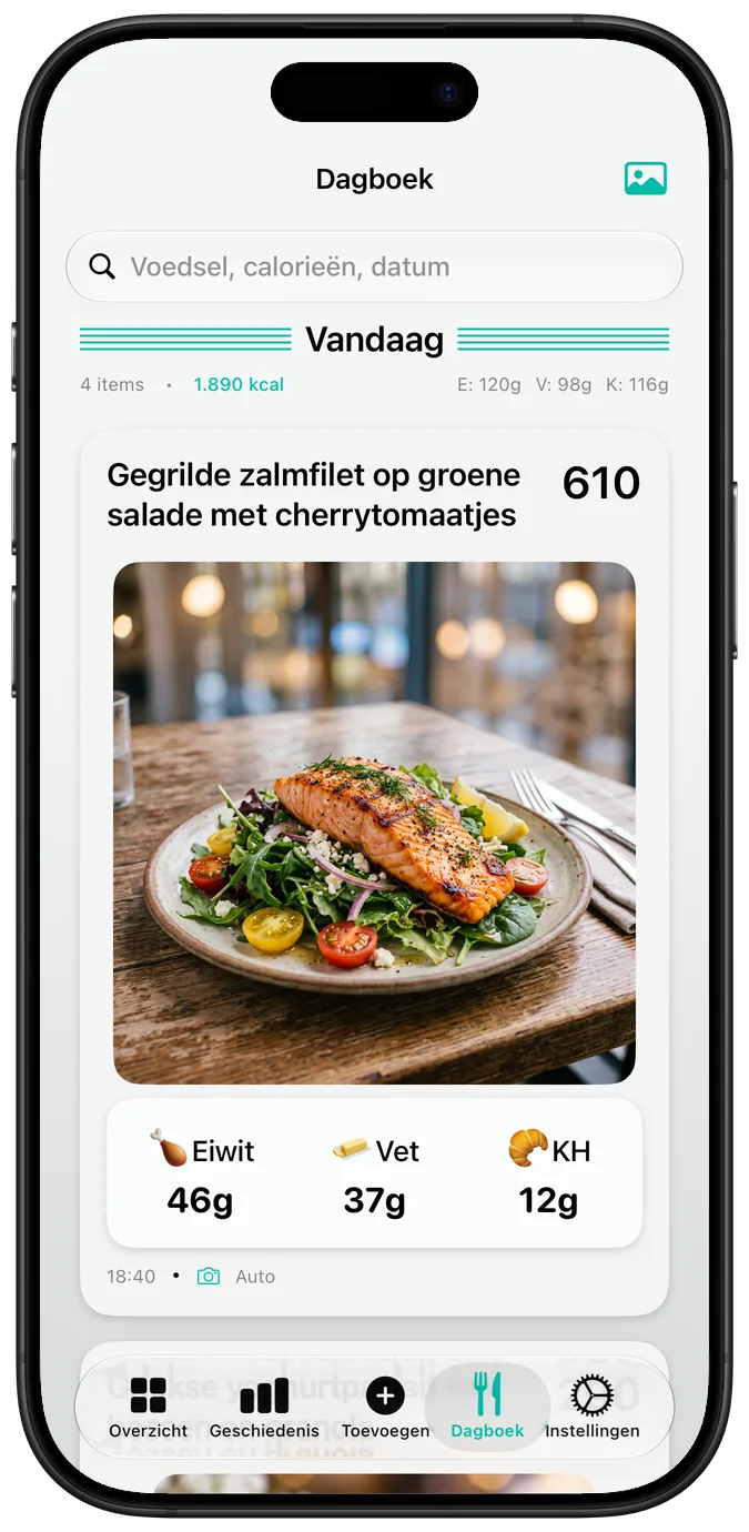 Eetdagboek met foto’s
