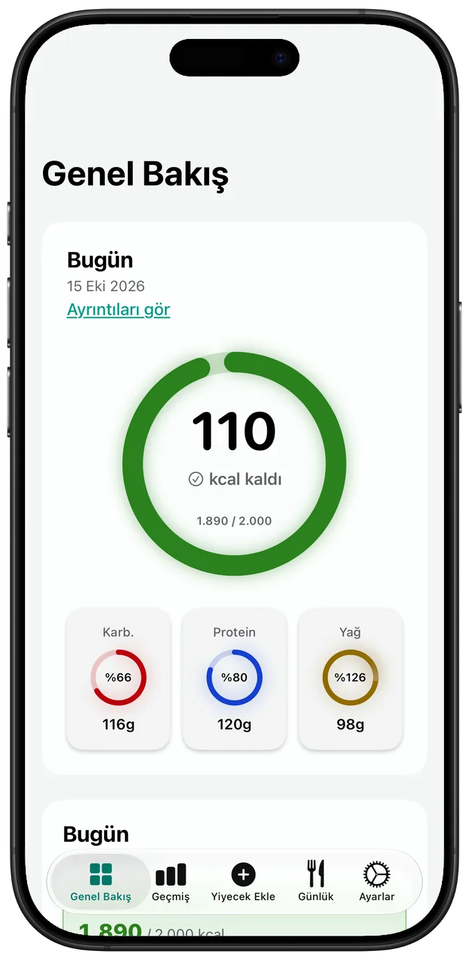 “Kontrastı Artır” açıkken genel bakış; halkalar daha güçlü renklerde